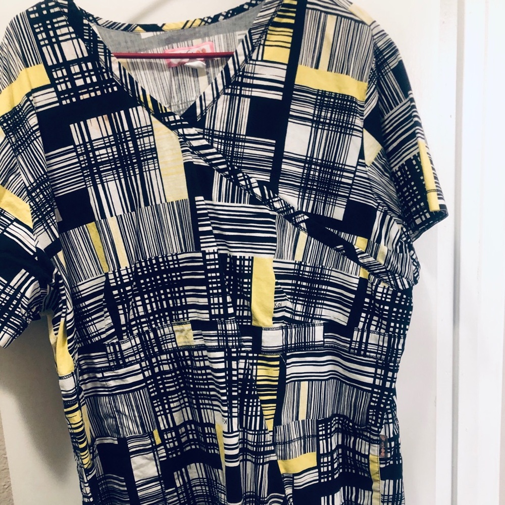 Koi scrub top